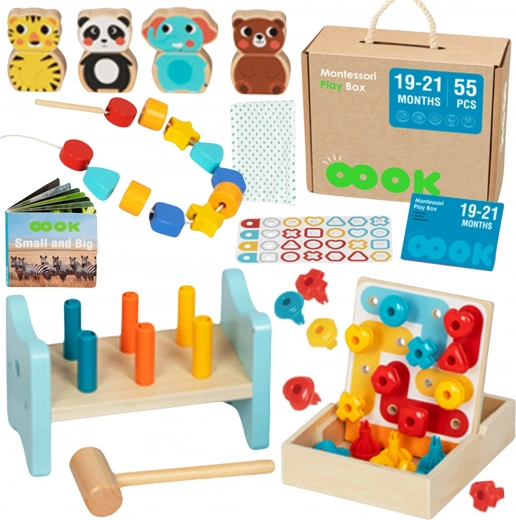 Εκπαιδευτικό κουτί Montessori για παιδιά 19–21 μηνών - TOOKY TOY