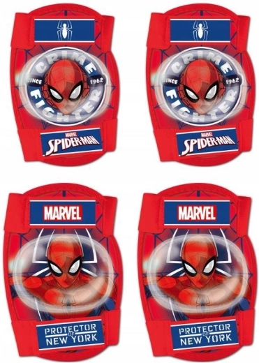 Σετ προστατευτικών γονάτων και αγκώνων Spiderman (Seven) - 4 τεμ.
