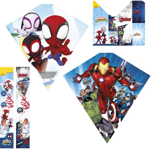 Ιπτάμενος χαρταετός Marvel Spidey/Avengers 59 × 56 cm - 1 τεμάχιο