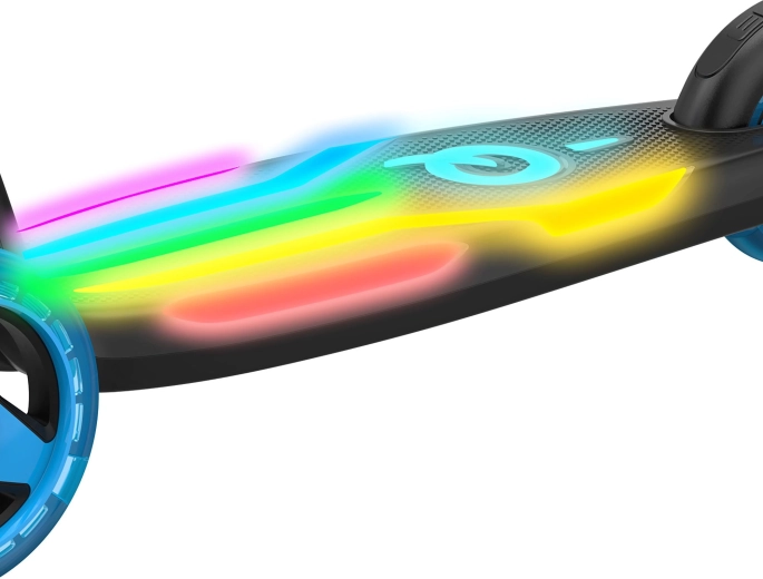 LED φωτεινό σόου στην πλατφόρμα και στους τροχούς