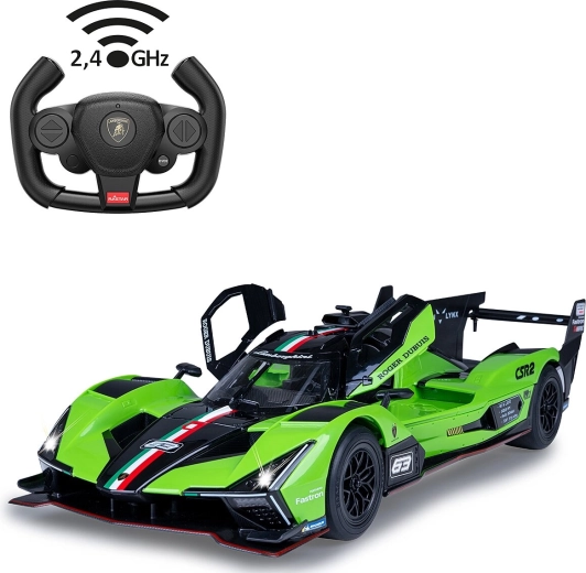 Τηλεκατευθυνόμενο αυτοκίνητο Lamborghini SC63 LMDH 1:14 πράσινο