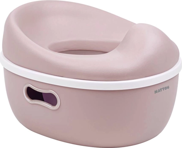 Nattou εκπαιδευτικό γιογιό 3σε1 Potty dusty pink