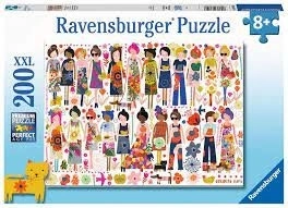 Παζλ Ravensburger Λουλούδια και φίλοι 200 κομμάτια