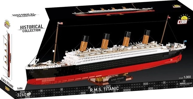 Κατασκευαστικό σετ R.M.S TITANIC – λεπτομερές μοντέλο πλοίου 1:300, 3260 κομμάτια