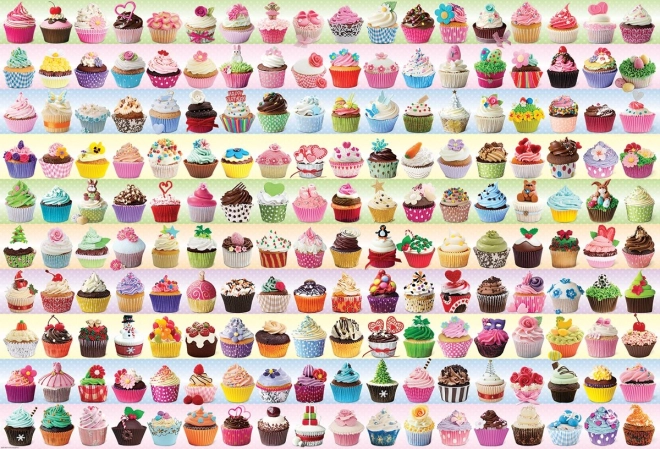 Παζλ EUROGRAPHICS πολύχρωμα cupcakes 2000 κομμάτια