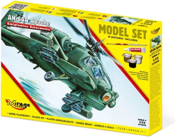 Πλαστικό μοντέλο ελικοπτέρου AH-64A Apache