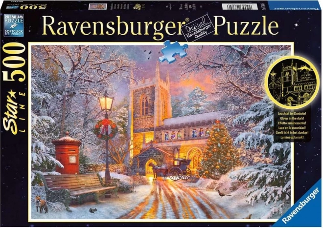 Ravensburger φωσφορίζον παζλ Χριστουγεννιάτικο νεκρή φύση 500 κομμάτια