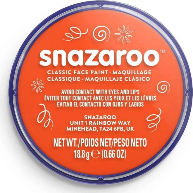 Snazaroo βαφή προσώπου σκούρο πορτοκαλί 18ml