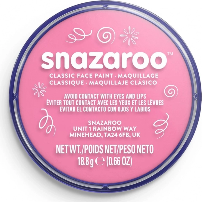 Snazaroo χρώμα προσώπου ανοιχτό ροζ 18ml