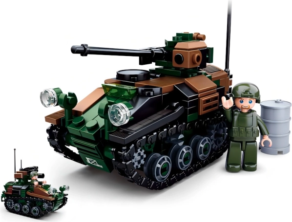 Sluban Model Bricks μικρό τανκ Wiesel 2σε1 σετ κατασκευών