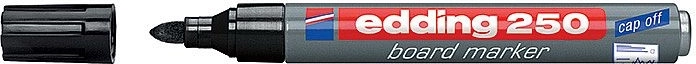 Μαρκαδόρος λευκού πίνακα Edding 250, μαύρος