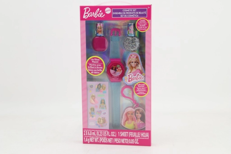 σετ καλλυντικών Barbie με κραγιόν και βερνίκια νυχιών