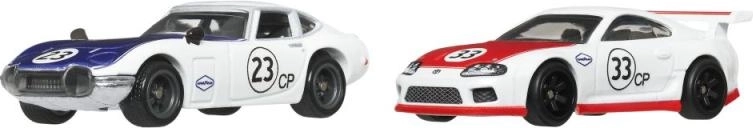 Διπλή συσκευασία HOT WHEELS premium μεταλλικά αυτοκινητάκια 1:64 – αγωνιστικά αυτοκίνητα