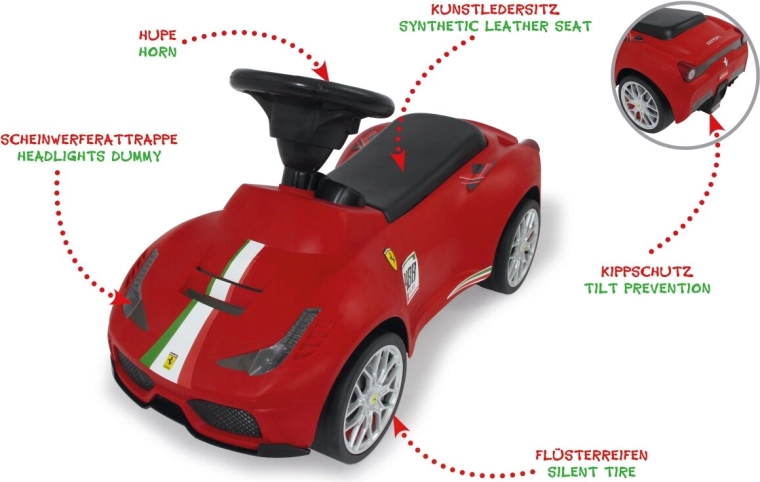Jamara παιδικό όχημα Ferrari 488 GTE κόκκινο