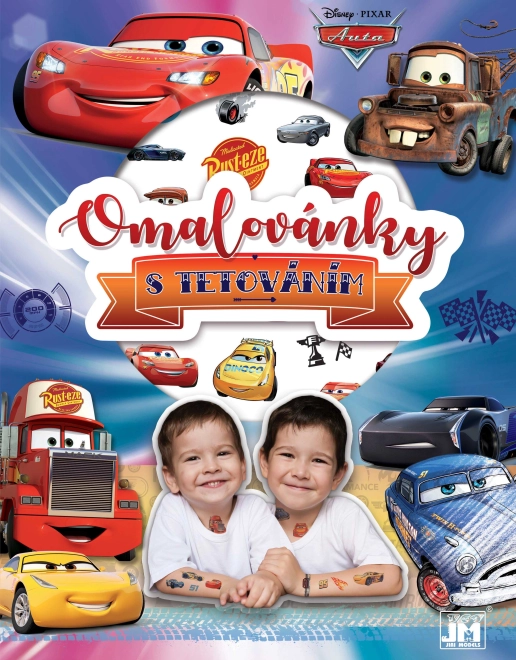 Βιβλίο ζωγραφικής με τατουάζ CARS – Αυτοκίνητα