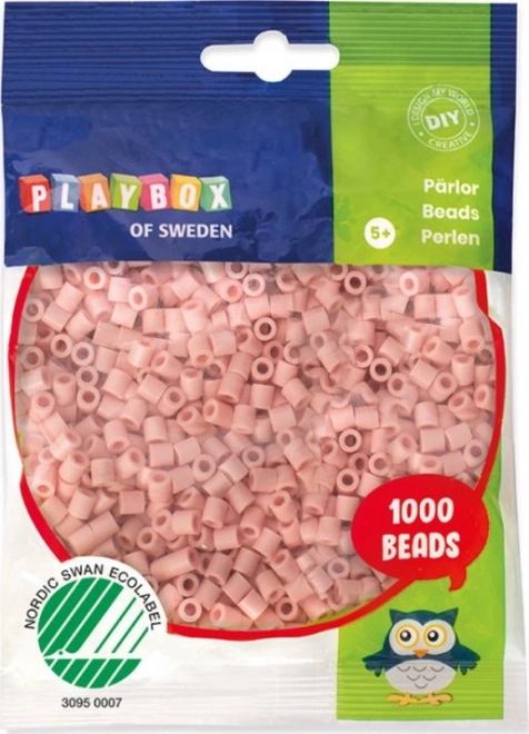 Χάντρες σιδερώματος PLAYBOX – ροδακινί και στο χρώμα του δέρματος, 1000 τεμ.