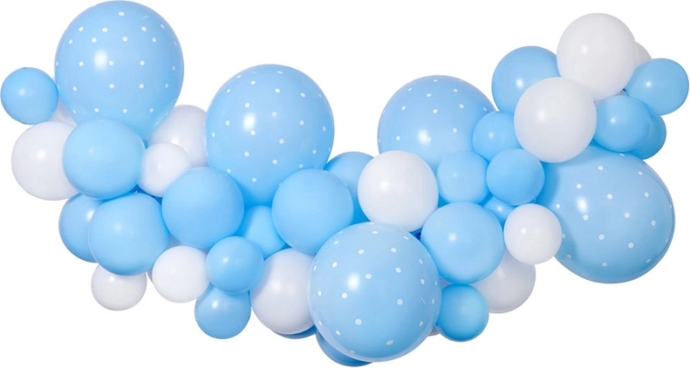 Γιρλάντα από μπαλόνια Gemar DIY baby blue