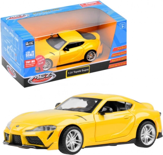 Μεταλλικό μοντέλο αυτοκινήτου TOYOTA GR Supra 1:31 με φώτα και ήχους