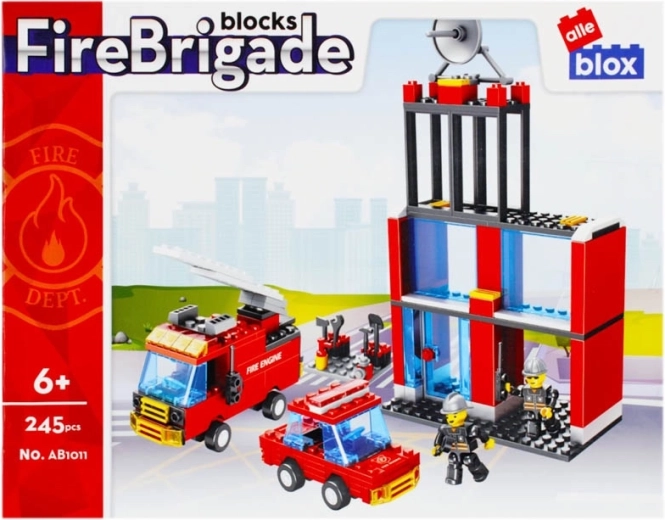 Σετ κατασκευής πυροσβεστικού σταθμού 252 τεμαχίων