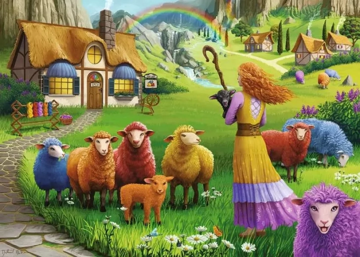 Ravensburger παζλ Barevná vlna 1000 κομμάτια