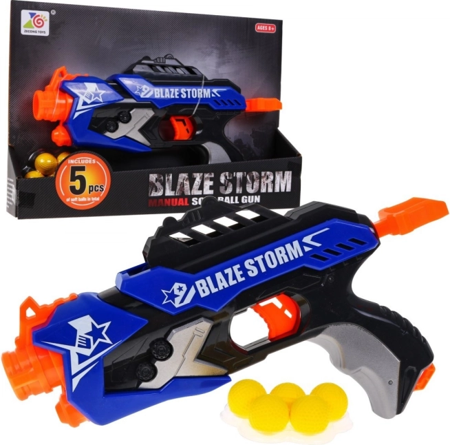 Πιστόλι παιχνιδιού για παιδιά 8+ BLAZE STORM με αφρώδεις μπίλιες