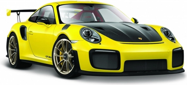 Μεταλλικό μοντέλο Porsche 911 GT2 RS κίτρινο 1:24