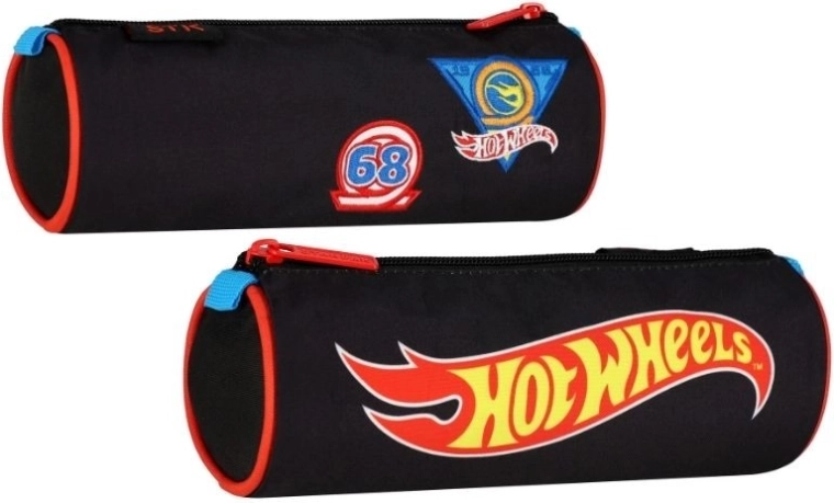 Κασετίνα-σωλήνας Hot Wheels Black - 1 τεμάχιο