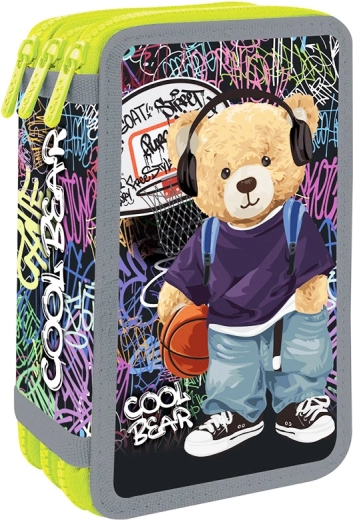Διόροφος κασετίνα Cool Bear - 1 τεμάχιο