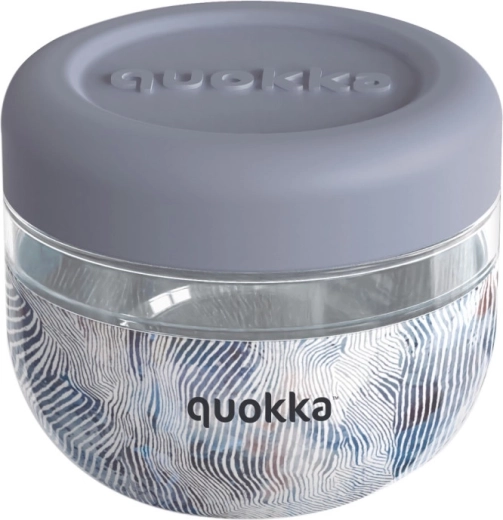 Δοχείο τροφίμων Quokka Bubble Zen γκρι 500 ml - 1 τεμάχιο