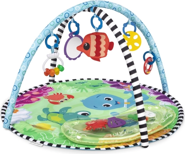 Baby Einstein βρεφικό χαλάκι παιχνιδιού 2 σε 1 με υδάτινο στρώμα Sea Floor Explorers 0 μηνών+