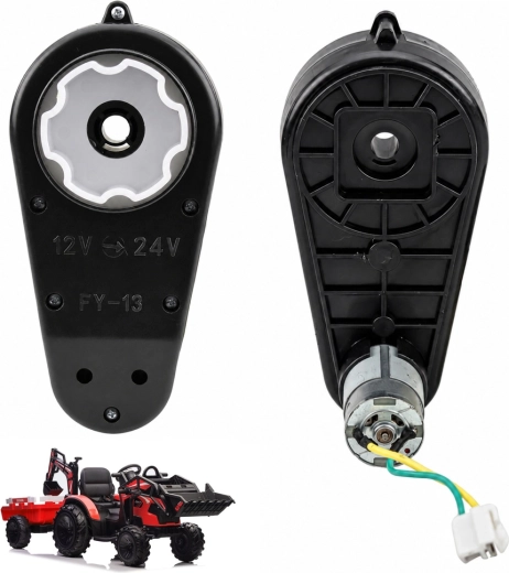Μοτέρ με κιβώτιο ταχυτήτων 24 V (RS550, 12 000 στροφές/λεπτό) για ηλεκτρικό παιδικό όχημα SX2068 - 1 τεμάχιο