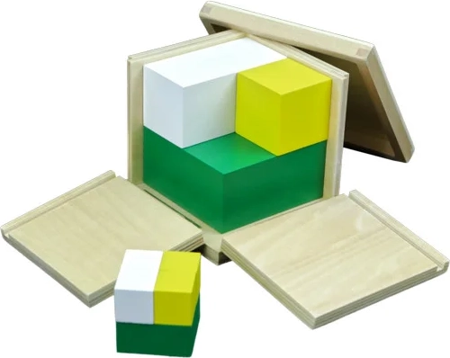 Κύβος Montessori Moyo για τον υπολογισμό του τετραγώνου - 1 τεμάχιο