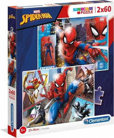 Παζλ 2×60 Super Color Spider-Man