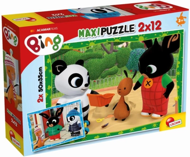 Puzzle maxi Bing 2 x 12 κομμάτια