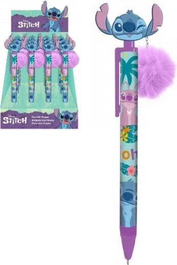 Στυλό διαρκείας με κεφάλι STITCH και αφαιρούμενο κρεμαστό διακοσμητικό