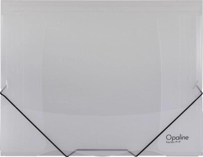 Διαφανής φάκελος με λάστιχο OPALINE A4