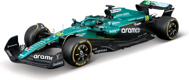 Bburago race f1 Aston Martin AMR25 2025 Lance Stroll 1:24 σε διακοσμητικό κουτί