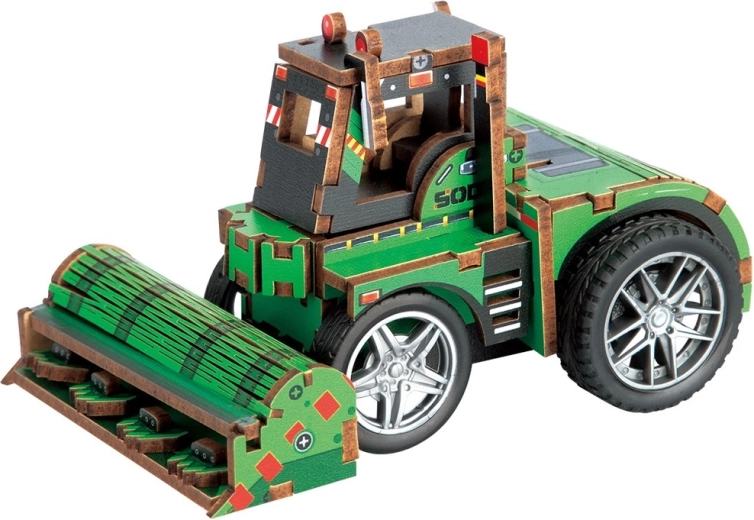 2Kids Toys 3D ξύλινο παζλ/κατασκευή καλλιεργητή - 1 τεμάχιο