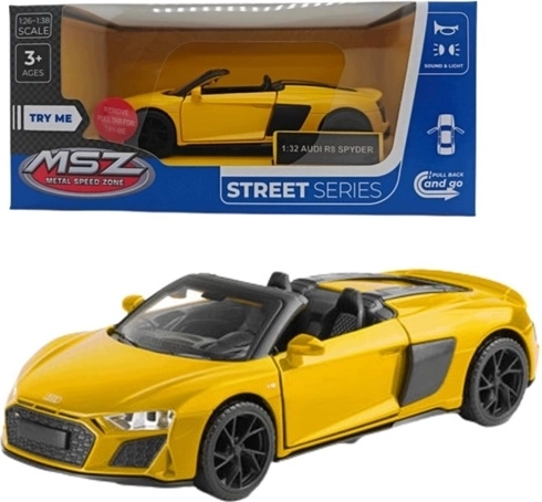 Μοντέλο Audi R8 Spyder της MSZ με φωτεινά και ηχητικά εφέ, κόκκινο