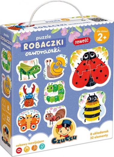 CzuCzu Puzzle Σκουληκάκια τετρακομματικά παζλ