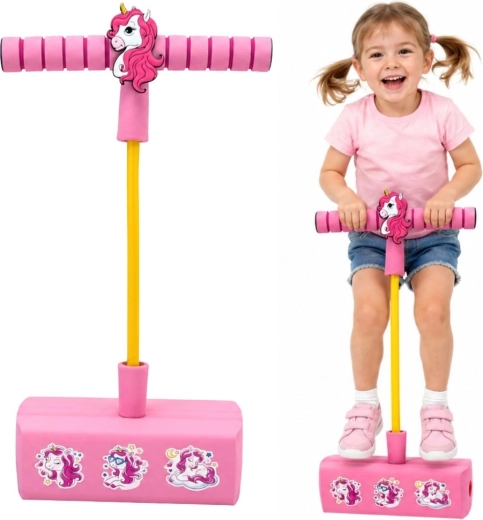 Αφρώδες pogo jumper Woopie για παιδιά – μονόκερος