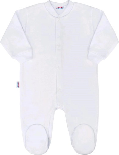 Βρεφικό ολόσωμο φορμάκι New Baby Classic λευκό