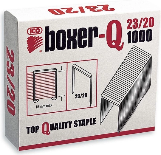 Σύρματα συρραπτικού BOXER‑Q 23/20, 1000 τεμ.