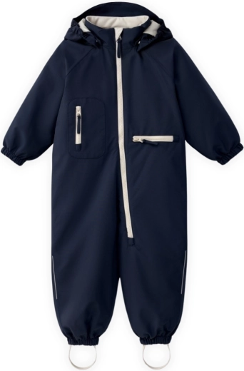 Leokid μεταβατική παιδική ολόσωμη φόρμα Ulli navy fin μ. 110 (5–6 ετών)