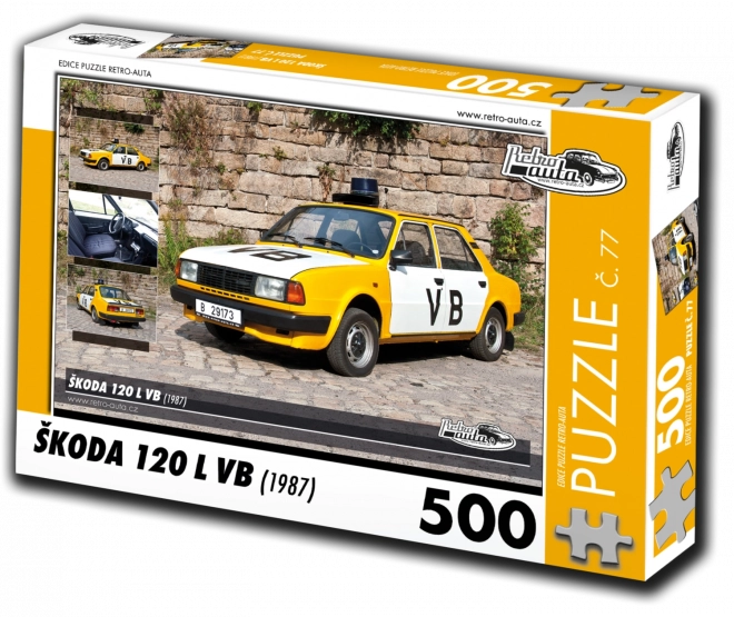 Παζλ Retro-auta Škoda 120 L VB (1987) – 500 κομμάτια