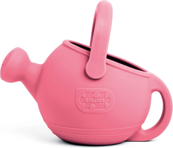 Παιδικό ποτιστήρι σιλικόνης Bigjigs Toys – κοραλλί ροζ
