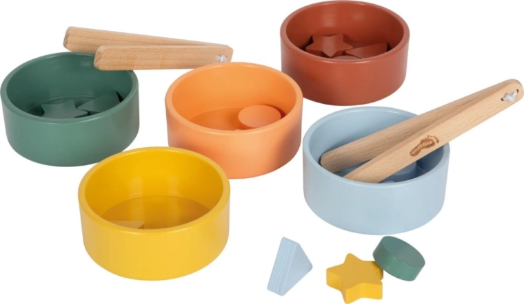 Ξύλινα μπολάκια ταξινόμησης Montessori