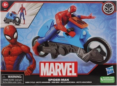 Marvel Spider‑Man: μοτοσικλέτα με φιγούρα δράσης