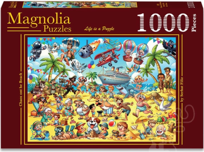 Παζλ Magnolia «Χάος στην παραλία» 1000 κομμάτια