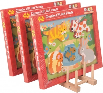 Bigjigs Toys ξύλινη βάση/στήριγμα για παζλ